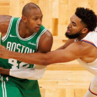 Karl-Anthony Towns and the Knicks surprise Horford and Celtics in the first game of the series | De Último Minuto English