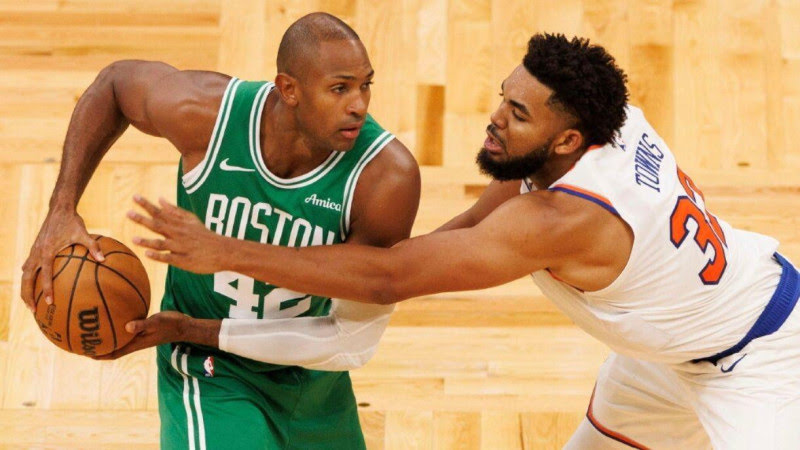 Karl-Anthony Towns and the Knicks surprise Horford and Celtics in the first game of the series | De Último Minuto English