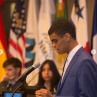 Juan Alejandro Lizardo Sarante, the first Dominican to assume the role of Secretary General of the Global MUNers Conference in New York | De Último Minuto English