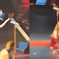 Shakira suffers fall during concert in Canada and earns ovation for her reaction | De Último Minuto English