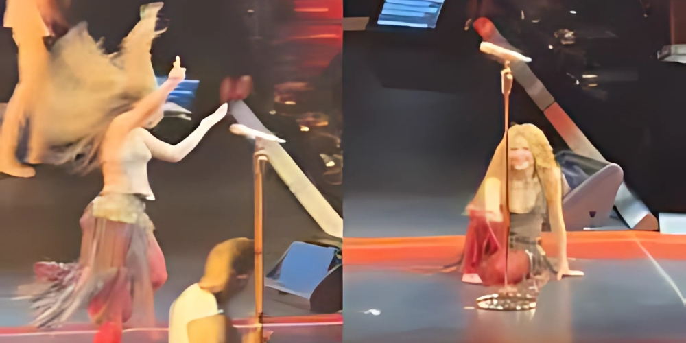 Shakira suffers fall during concert in Canada and earns ovation for her reaction | De Último Minuto English