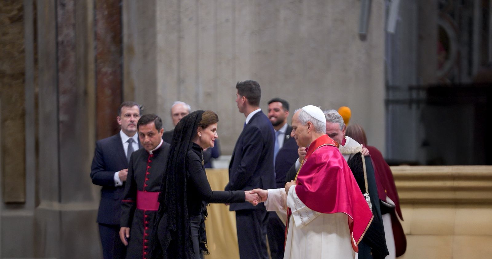 Raquel Peña participates in the solemn mass for the beginning of the pontificate of Pope Leo XIV in the Vatican. | De Último Minuto English
