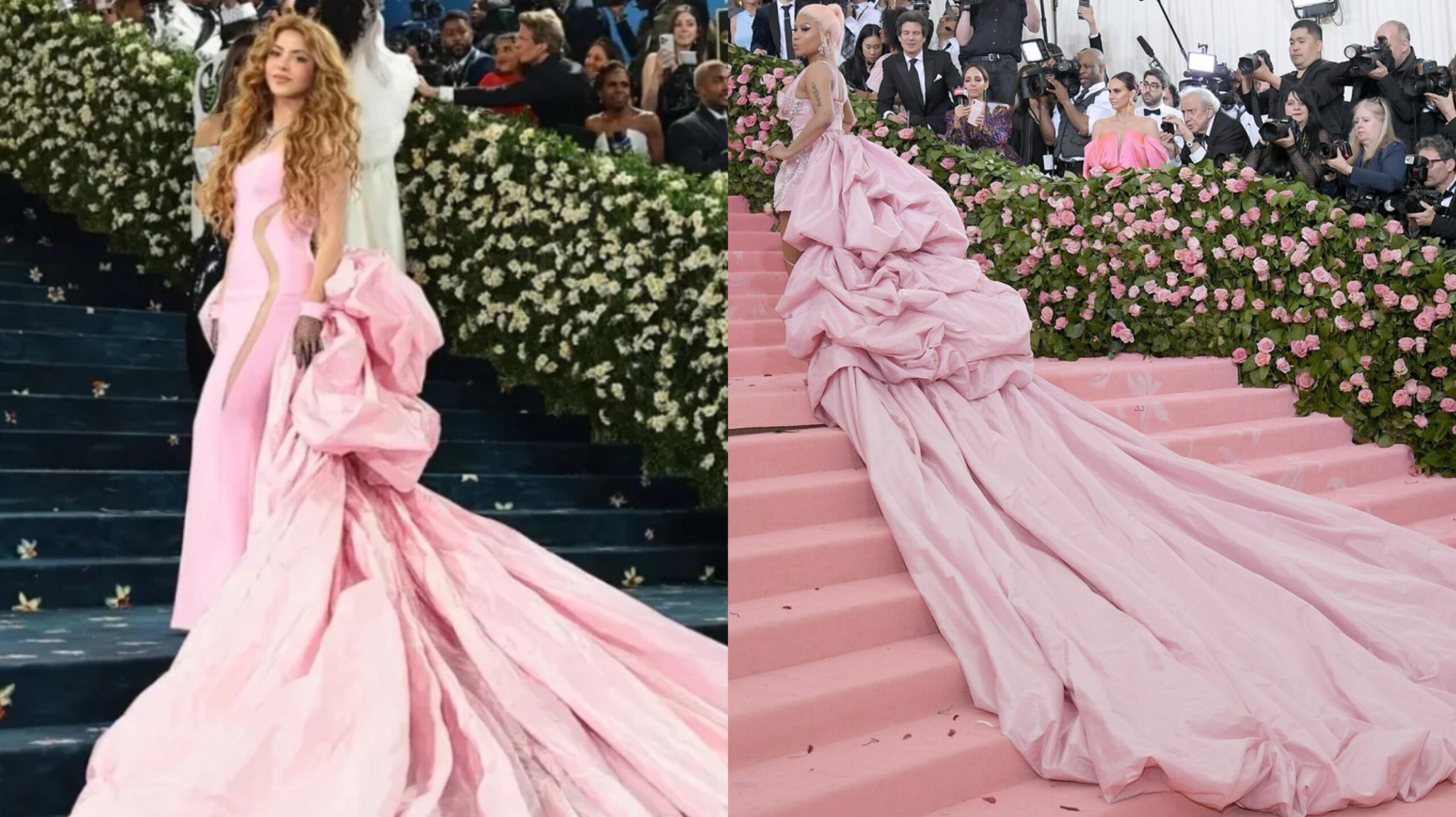 Shakira is accused of copying the look Nicki Minaj wore at the 2019 Met Gala | De Último Minuto English