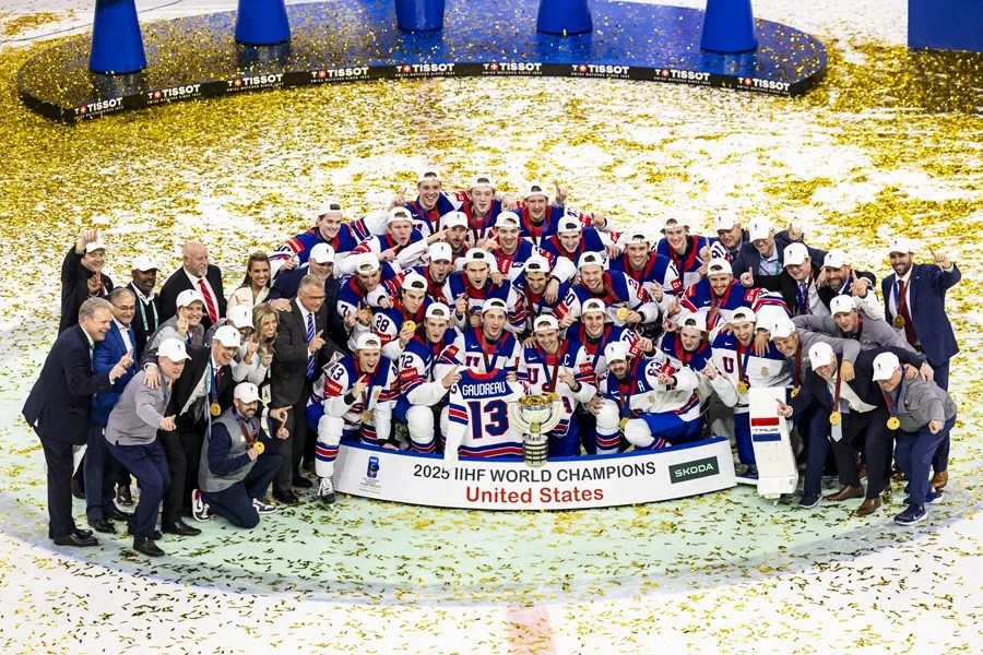 The U.S. ends a 92-year wait and wins the Ice Hockey World Championship again | De Último Minuto English