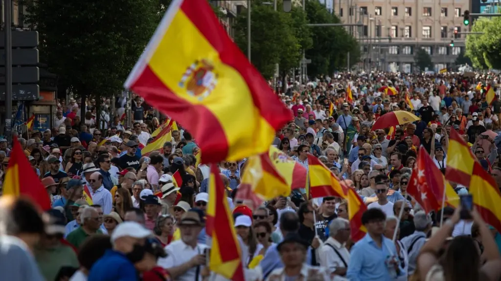 Tens of thousands of people call for Pedro Sánchez's resignation in Madrid | De Último Minuto English