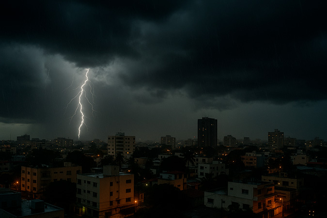 Showers and thunderstorms will continue until the early hours of the night of this Sunday, June 29, in the Dominican Republic | De Último Minuto English