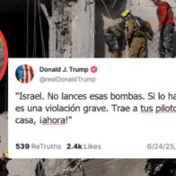 Donald Trump urges Israel to refrain from dropping bombs | De Último Minuto English