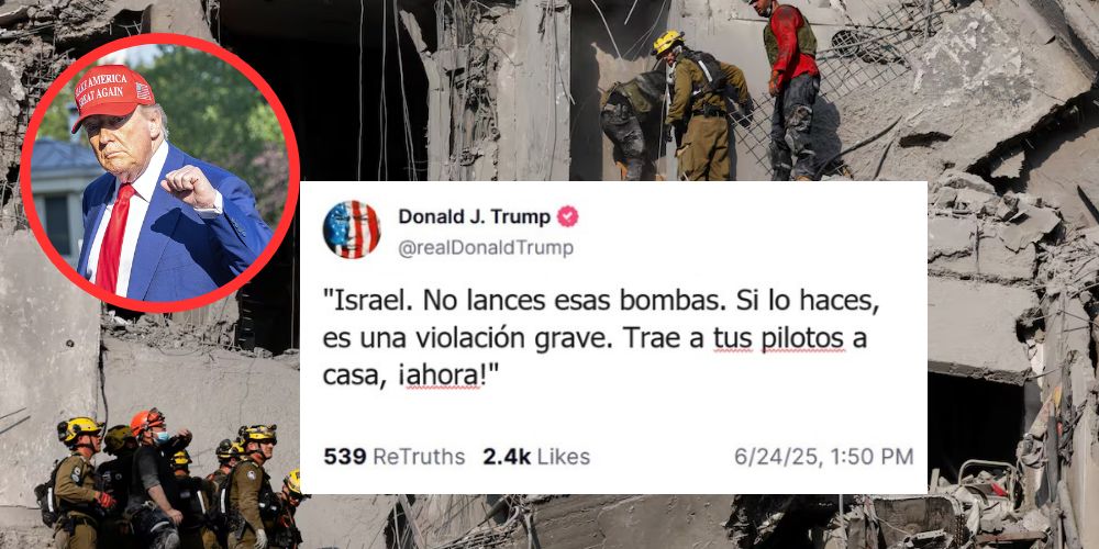 Donald Trump urges Israel to refrain from dropping bombs | De Último Minuto English
