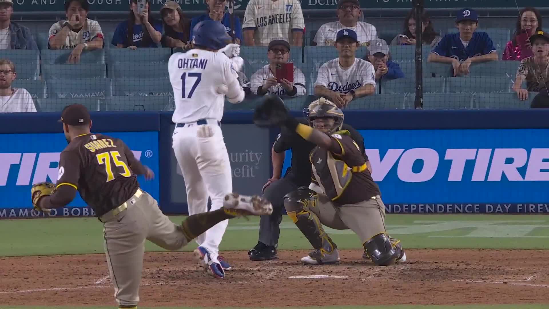 Eight home runs —including Tatis Jr. and Ohtani— mark a tense series between Padres and Dodgers | De Último Minuto English