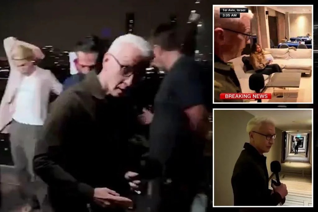 Anderson Cooper evacuated live during broadcast from Israel | De Último Minuto English