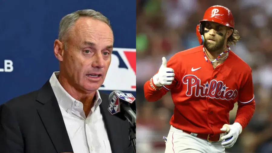 Bryce Harper confronts Rob Manfred over possible economic changes in MLB | De Último Minuto English