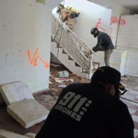 911 drones used during earthquake simulation with structural collapse | De Último Minuto English