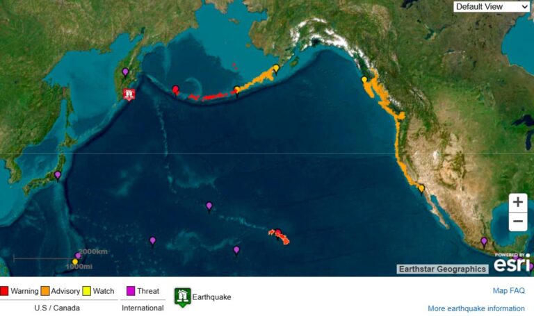The tsunami reaches the coast of California while the alert is deactivated in Hawaii | De Último Minuto English