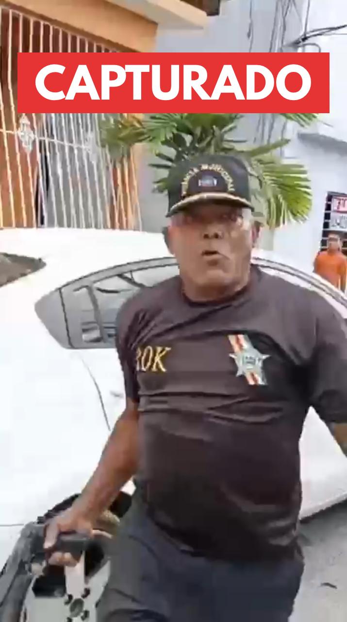 Man arrested who appears in viral video firing a gun into the air during a discussion in Los Mameyes | De Último Minuto English