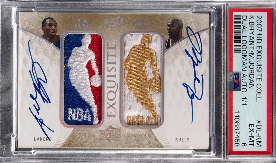 A card signed by Kobe Bryant and Michael Jordan is auctioned for $12.9 million | De Último Minuto English