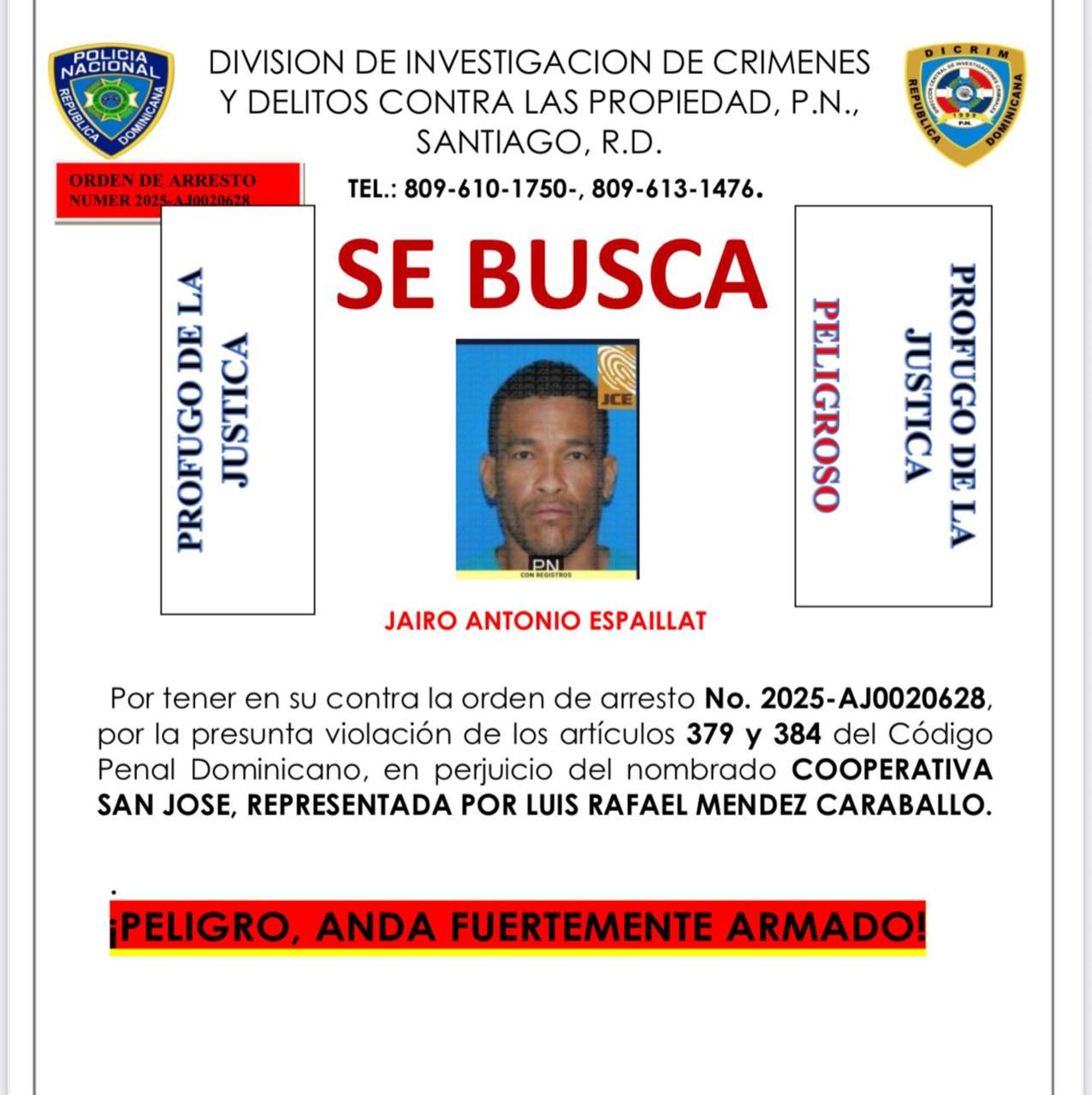 DICRIM shoots down "La Gárgola" in alleged exchange of gunfire in Santiago | De Último Minuto English