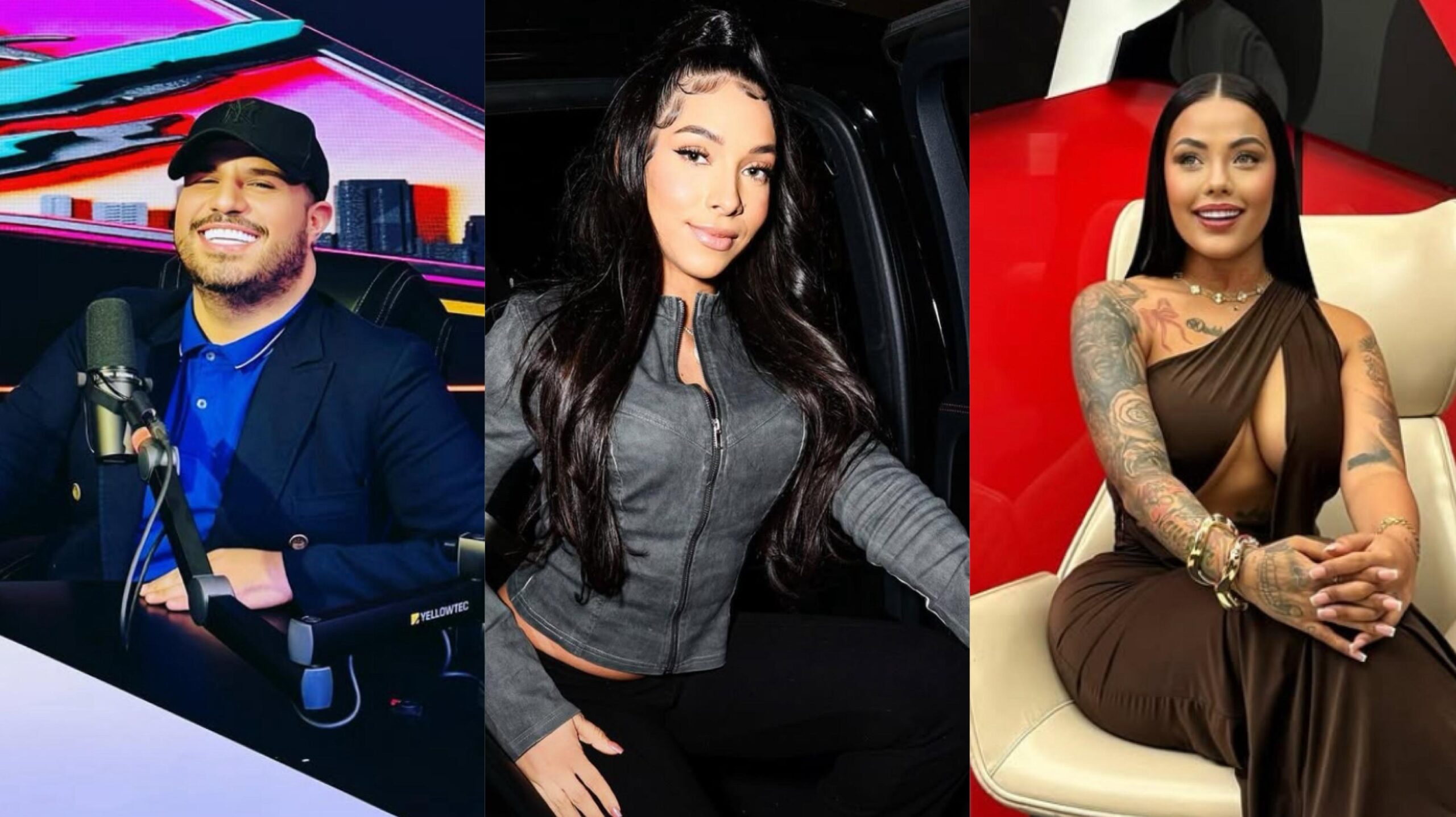 Gigi stars in kisses with Mami Kim and Vlady in a "truth or dare" dynamic, at La Casa de Alofoke | De Último Minuto English