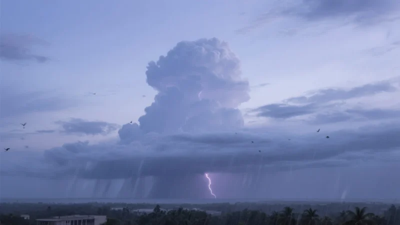 A trough will maintain showers, thunderstorms and wind gusts in several provinces | De Último Minuto English