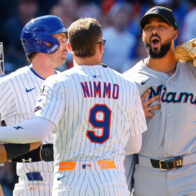 The benches cleared at Citi Field after Sandy Alcántara hit Mark Vientos with a pitch. | De Último Minuto English