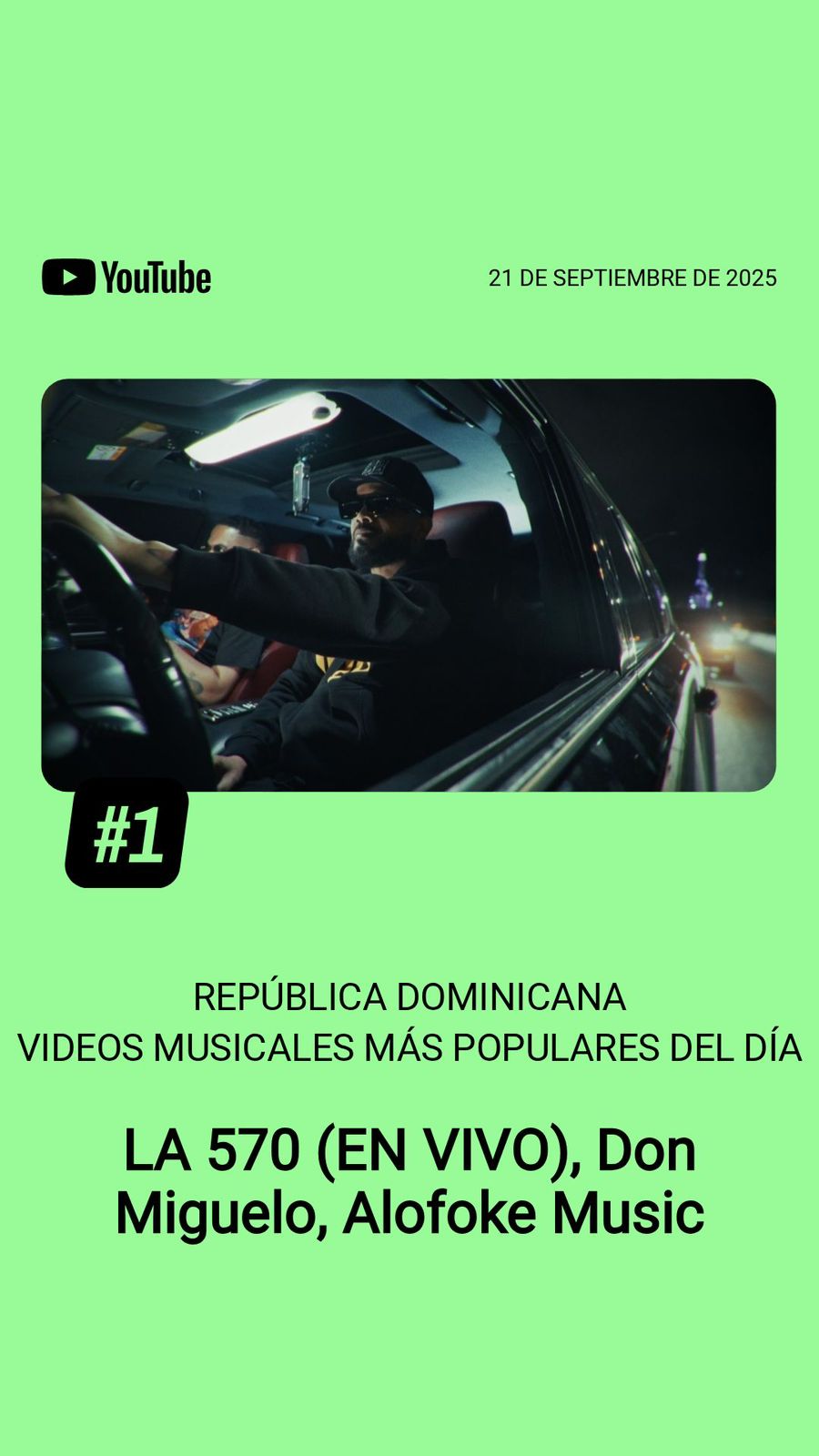Dalvin loses first place: “570 en vivo” by Don Miguelo and Alofoke Música dominates the tops | De Último Minuto English