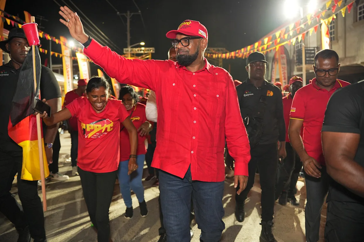 Guyana's ruling party wins a landslide election victory, according to partial data | De Último Minuto English