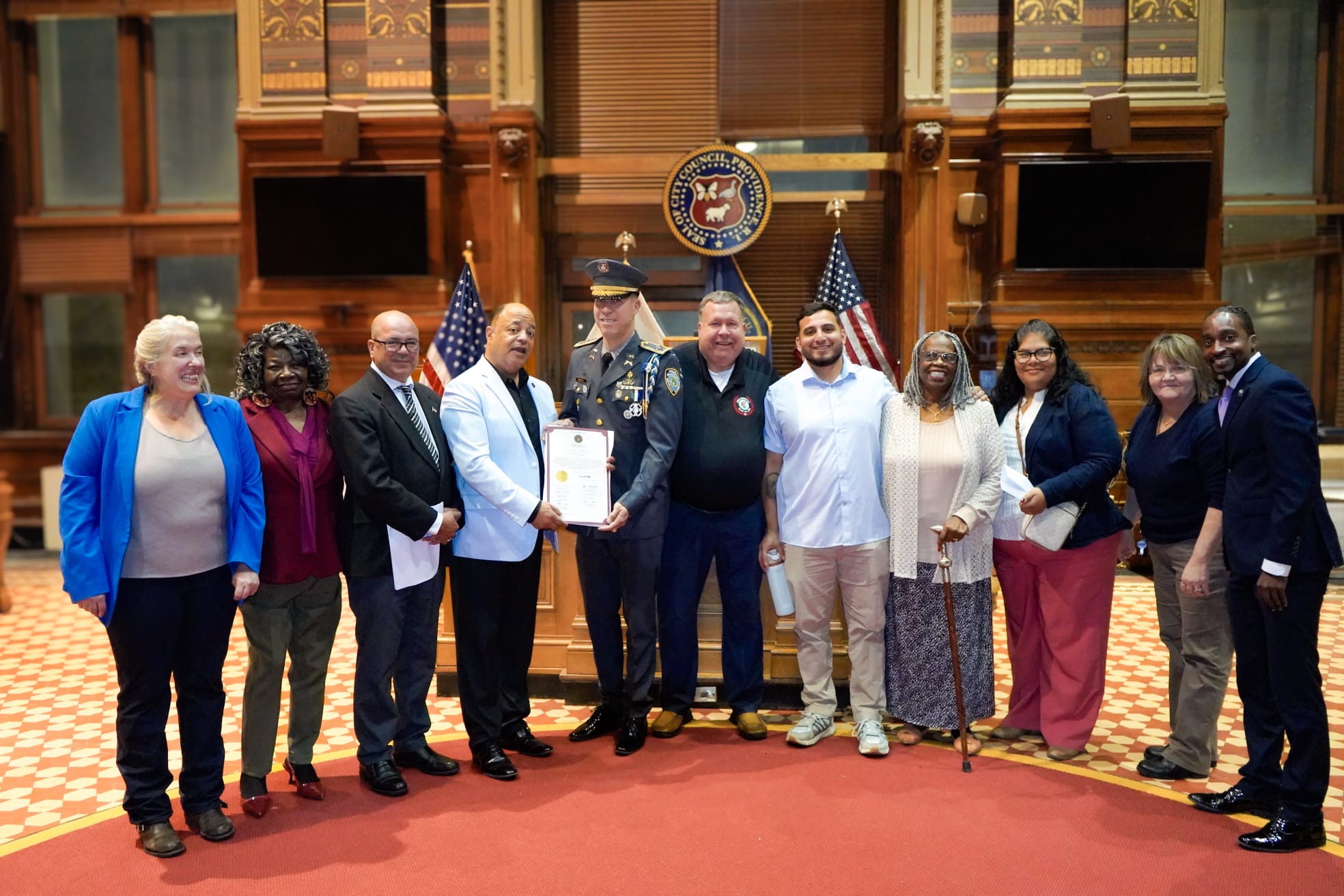 City Council honors the Dominican Police liaison in Providence and New York | De Último Minuto English