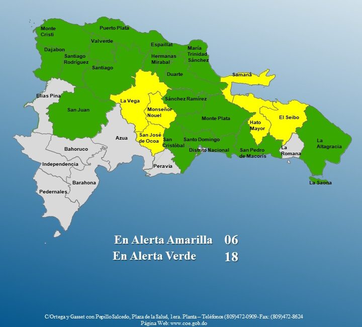 COE keeps the National District and 23 provinces on alert for rain | De Último Minuto English