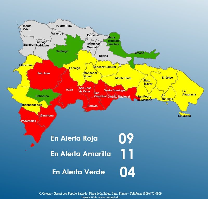 COE declares red alert in nine provinces ahead of the imminent passage of storm Melissa | De Último Minuto English