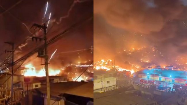 Catastrophe in Lima: Fire affects fireworks factory and leaves at least 80 homes destroyed | De Último Minuto English