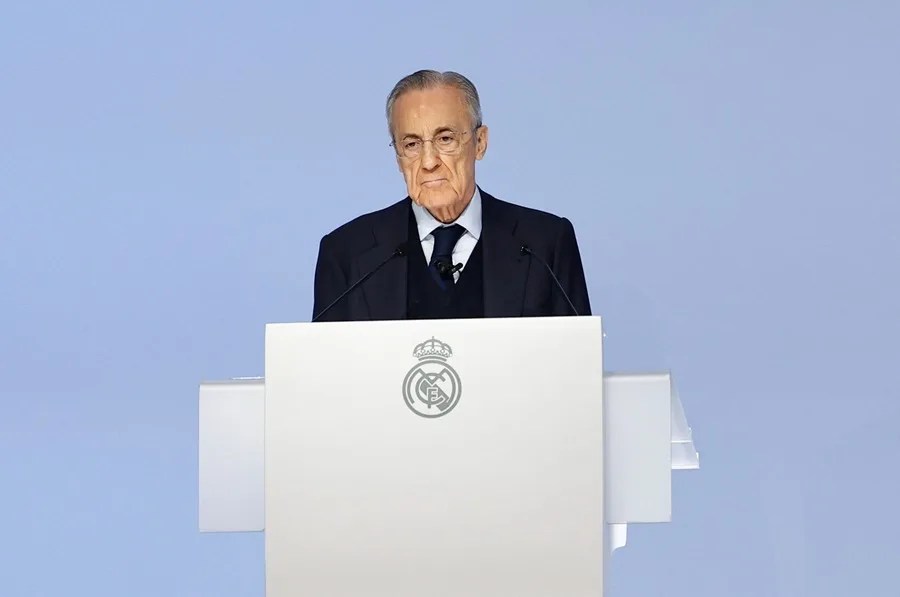 Florentino Pérez attacks Tebas and points to Barça and the refereeing in the Real Madrid Assembly | De Último Minuto English