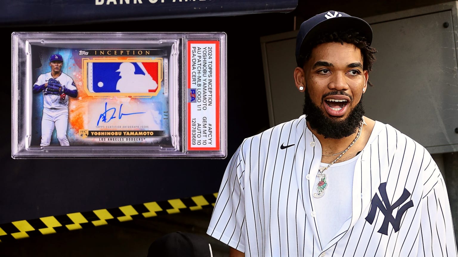 Karl-Anthony Towns Surprised by Finding Yamamoto's "1-of-1" Card Sold for US$72,000 | De Último Minuto English