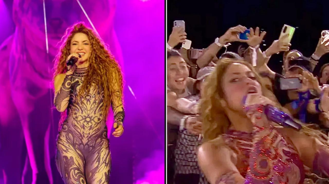 Shakira stars in a tense moment after a fan pulls her hair | De Último Minuto English