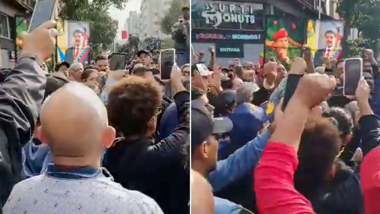 "Maduro holds on as the people rise up": demonstrations in Caracas against US aggression | De Último Minuto English