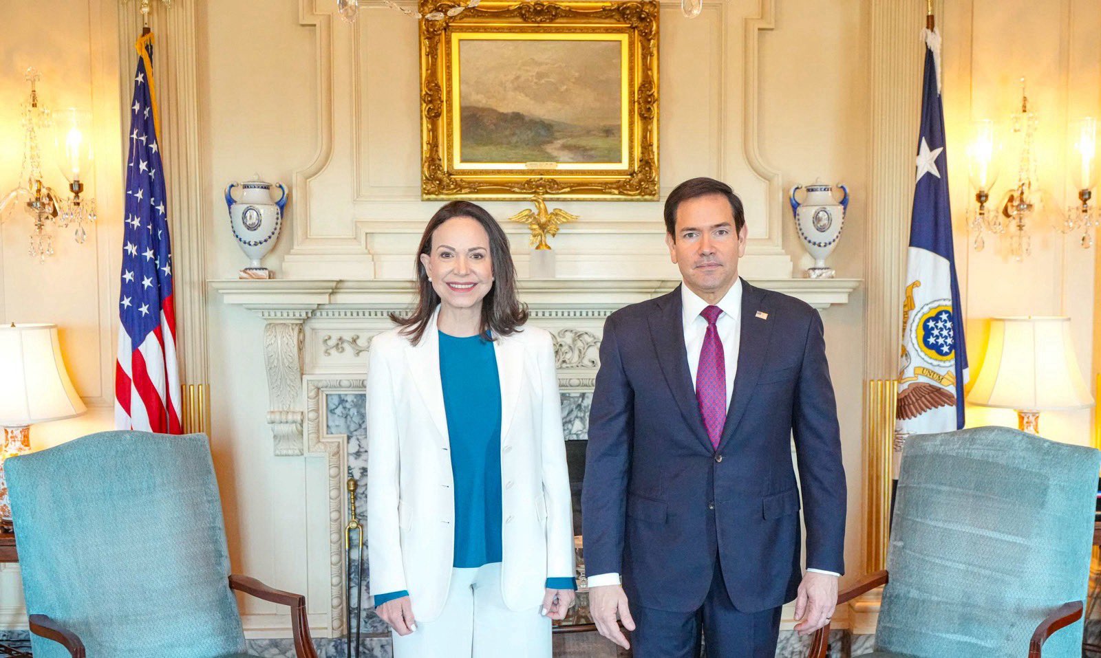 María Corina Machado califica de "excelente" su reunión con Marco Rubio | De Último Minuto English