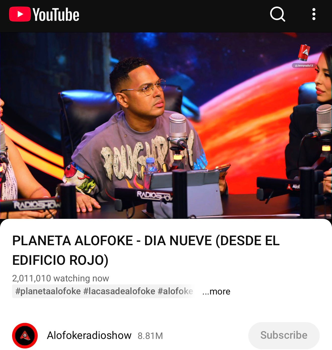 Alofoke Radio Show surpasses 2 million in special return from Planeta Alofoke | De Último Minuto English