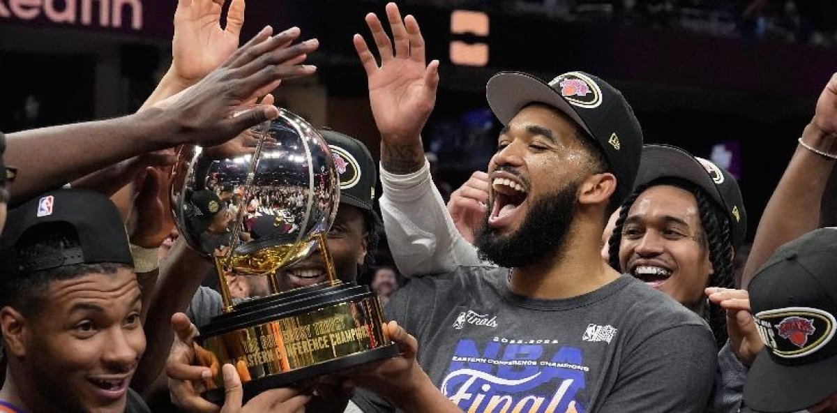 Karl-Anthony Towns celebrates the Knicks' arrival to the Finals: "It's an honor to do it with the team I supported my whole life" | De Último Minuto English