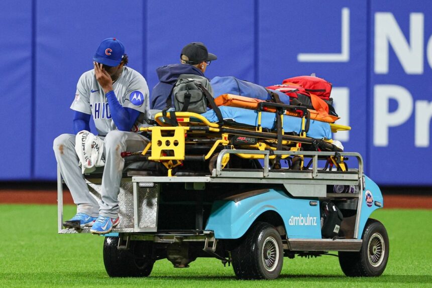 "Edward Cabrera leaves injured and on a stretcher during Cubs vs. Mets game" | De Último Minuto English