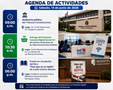Agenda for the day: Wednesday, June 17, 2026 | De Último Minuto English