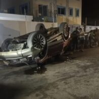 SUV allegedly driven by a minor flips and crashes into several vehicles in Santiago | De Último Minuto English