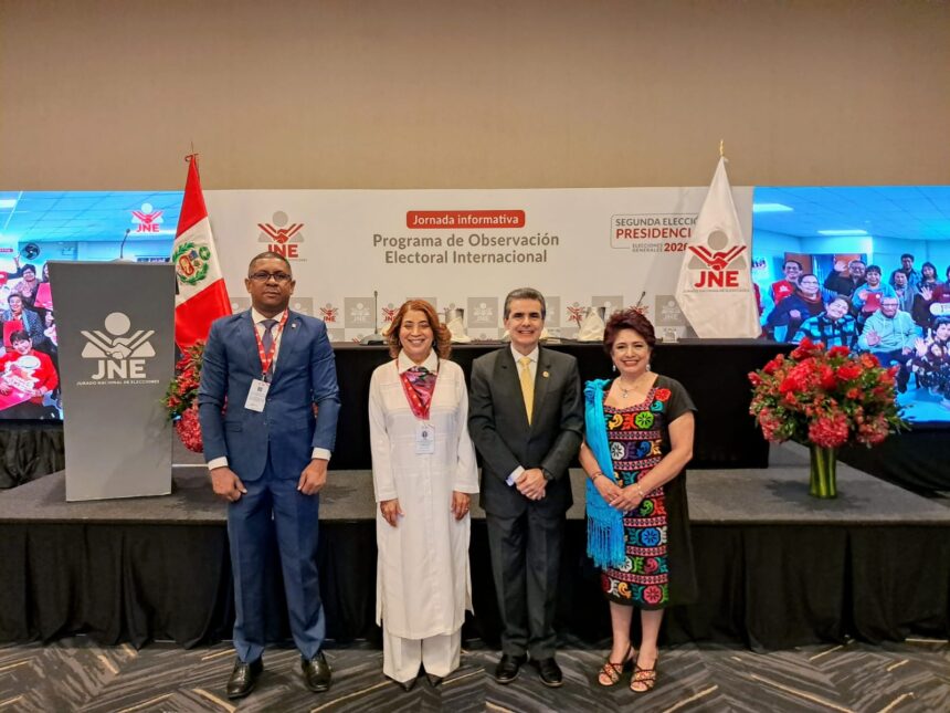 JCE participates in electoral observation mission for presidential elections in Peru | De Último Minuto English