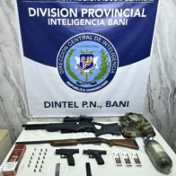DINTEL and Public Ministry seize firearms, ammunition, and contraband in Baní | De Último Minuto English