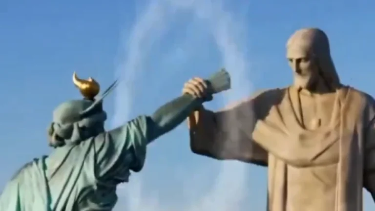 Iran spreads AI-generated video showing a fight between the Statue of Liberty and Christ the Redeemer | De Último Minuto English
