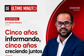 "Five years reporting, five years growing together" | De Último Minuto English