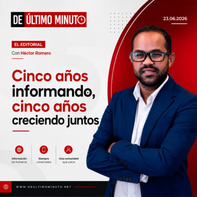 "Five years reporting, five years growing together" | De Último Minuto English