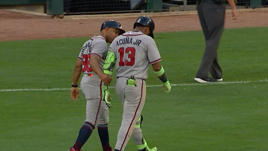 Ronald Acuña Jr. raises alarms in Atlanta after leaving injured against Chicago | De Último Minuto English