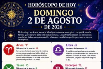 Horoscope for August 02, 2026 | De Último Minuto English