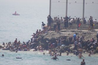 Hundreds of migrants attempt to reach Spain's Ceuta amid renewed border pressure