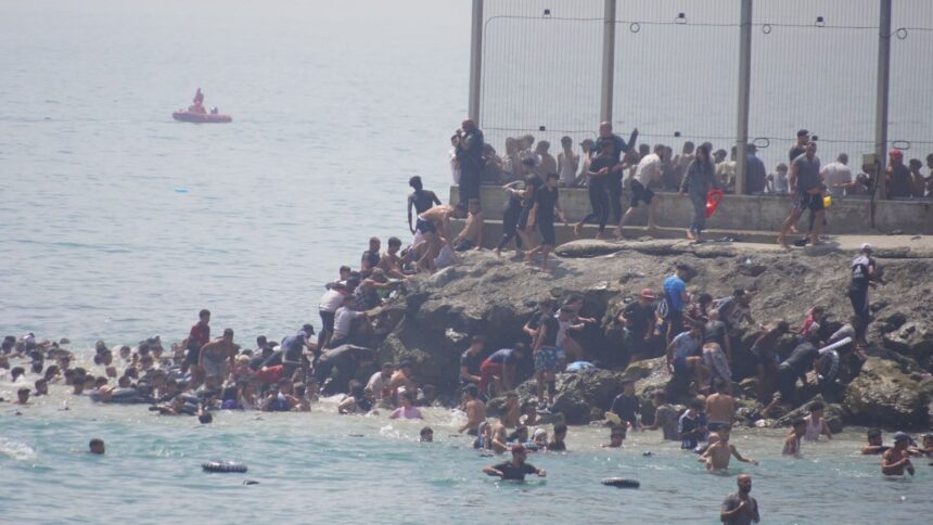 Hundreds of migrants attempt to reach Spain's Ceuta amid renewed border pressure