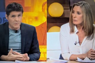 Jesús Cintora and Marta Gómez Montero shake hands on the pundit's return to RTVE: "We are human and there are days when you have impulses" | De Último Minuto English