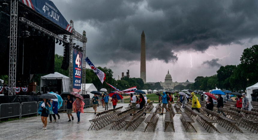 Main 4th of July celebration in Washington evacuated due to storm threat | De Último Minuto English